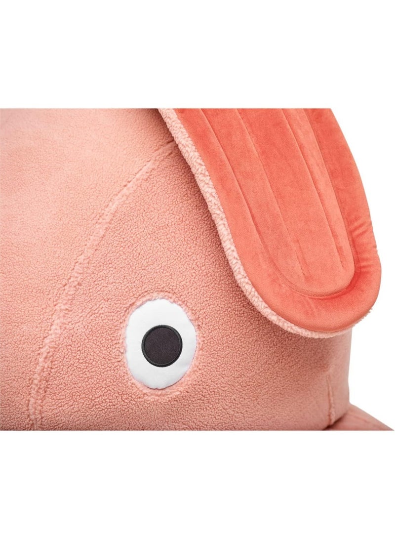 Fatboy Co9 Teddy Bean Bag (XS) | Super soft bunny bean bag | Pilling resistant | Suitable for use Indoors only | Designed by Florentijn Hofman | 100% polyester | 180x150x50 cm - Teddy Cheeky Pink - Image 4